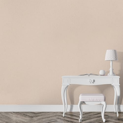 Belka S506 Tapete Taupe - Reine Baumwolle - selbstklebend - Wärme- & schalldämmend - Langlebig - Modern & stilvoll, DIY Öko & Natürlich | ca. 9 qm (m²)