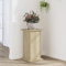 Homgoday Pflanzenständer Blumenständer, Dekosäule für Pflanzen, Blumenhocker Blumensäule Blumentisch Blumentopfhalter Bestelltisch Sonoma-Eiche 33x33x60 cm Holzwerkstoff