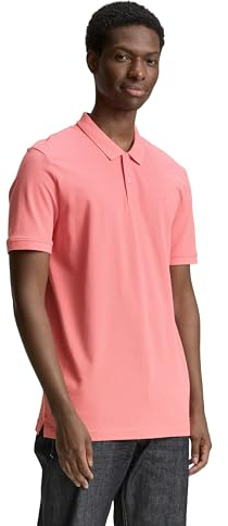 TOM TAILOR Denim Herren 1045587 Poloshirt, 15121 - Peach Pink, M EU