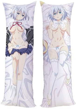 SANCOLYN Anime Körper Kissenbezug Dakimakura Date A LIVE Impact 180x60cm Bettwäsche Kissenbezüge Umarmung Körper Kissenbezug Abdeckung Doppelseitig Pfirsichhaut