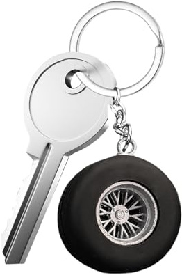 Mppchhn Radreifen-Schlüsselanhänger, Gummireifen-Schlüsselanhänger,Autoreifen-Kettenblatt | Weichgummi-Autoreifen-Kettenring, kreativer Autoreifen-Schlüsselanhänger für Männer-Autoliebhaber