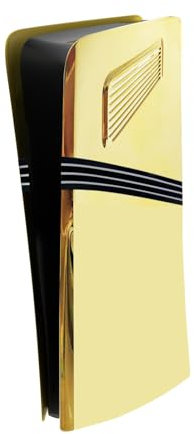 XinGeeek Cover Plates for PS5 Pro Digital Edition,Console Faceplate Replacement Shell Compatible with PlayStation 5 Pro Digital Edition (Gold)