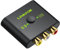 LiNKFOR Cinch auf HDMI Konverter, 4:3/16:9 AV zu HDMI Adapter, 1080P Composite CVBS AV zu Video Audio Konverter Adapter für Wii/PS1/PS2/N64/Xbox/DVD/VCR, Unterstützt PAL/NTSC