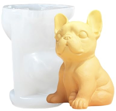 3D Tier Silikonformen Gießformen Süße Hund Katze Giessformen Silikon Kerzenformen Squishy Silikonform Wiederverwendbare Gipsformen Tischdeko