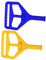 2 Piezas Trapeador de Piso Trapeador con Cabezal de Trapeador Trapeadores con Pulverizador Trapeador Industrial Trapeador Húmedo Trapeador de Plástico Cabezal de Trapeador Accesorios de Cubo Component