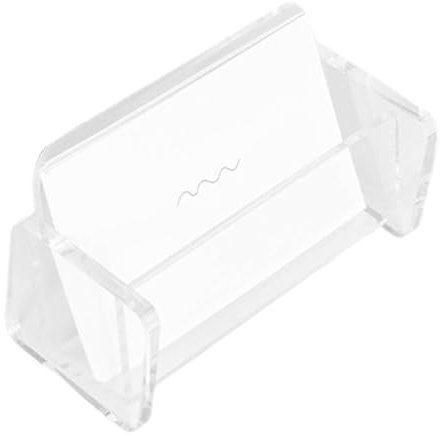 Nevalerra Titolare di biglietti da visita Stand da visita | Carte desktop-visite realizzate in organizzatore di carte acriliche-business con una trasparente per mostre, a casa, sale conferenze e