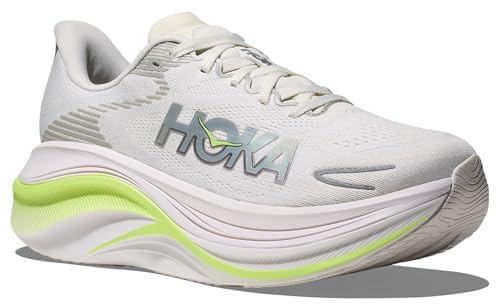Hoka Skyward X 2 Damen-Sneaker, Weiß/Neon-Yuzu, Größe 39