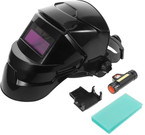 jojofuny 1 Ensemble Masque de Soudure Automatique avec des Yeux Casque Portable pour Soudure Arc pour Tig Mig Assurés