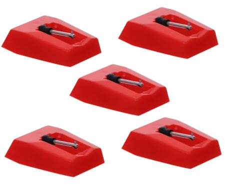 minkissy 5 Stück Stylus Ersatznadel für Schallplattenspieler Hochwertige Nadeln für Turntables Installieren als Ersatz oder Backup Klangqualität