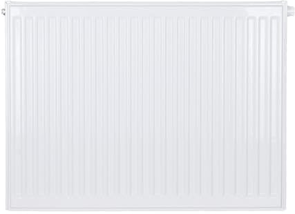 Belrad® Heizkörper Typ 11 Flachheizkörper, Weiß, 500x500 mm | 6 Anschlüsse, Universalheizkörper, Wandmontagefähig, Energiesparend, Kompakt & Modern