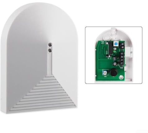 Manipulationssicher, kabelgebundener Glasbruchsensor mit mikroprozessorgesteuerter Signalverarbeitung und Haustier-Immunfunktionen für zuverlässige Alarmaktivierung