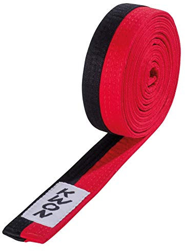 Kwon Budo-Gürtel 2-farbig 280 schwarz-rot (Poom)