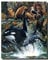 Sea Life Dolphin Animal Collage-Wal, Meer Poster Kunstdruck (40 x 50)