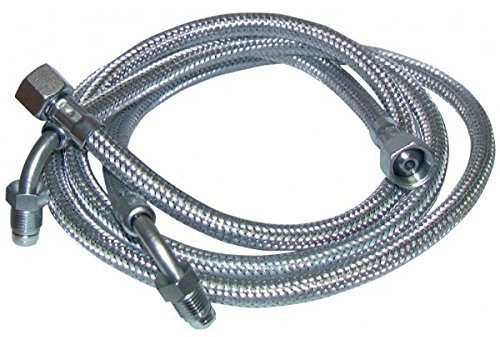 Franco belge - Latiguillos gasoil - H3/8 x M1/4 codo 90° lg 900mm (2 piezas) - : 183005