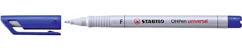 STABILO Folienstift OHPen universal, wasserlöslich, blau VE=12