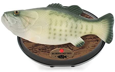 Funtime SS5600 Singing Sensation Billy Bass singt I Will Survival 28 cm lang Farbe grün