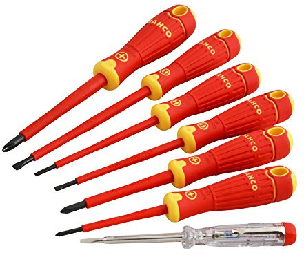 Bahco B220.027 - Juego 7 Bahcofit Aislo Pl/Ph/Tester