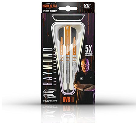 TARGET Barney Raymond Van Barneveld Steeldart RVB80 inkl. Empire Checkout Card (21g)