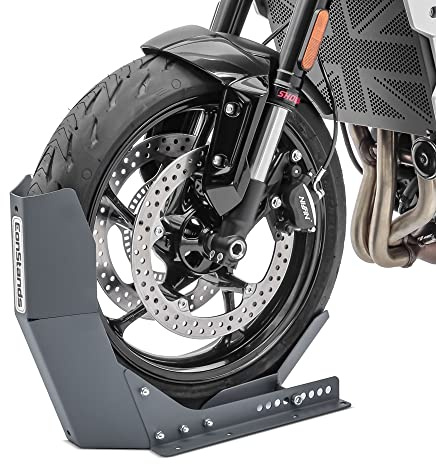 ConStands Easy Transport Fix - Motorrad Wippe kompatibel mit Chopper/Custombike Special Muscle grau CB83839