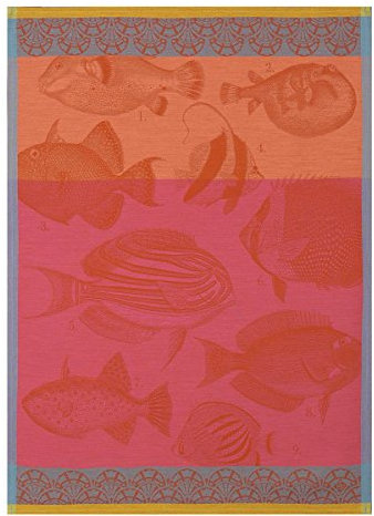 Le Jacquard Français 24208 Geschirrtuch Moorea Corail 60x80 Baumwolle