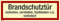 Brandschutztür verkeilen, verstellen, festbinden o. ä. verboten, Folie langnachleuchtend, 210 x 74 mm gemäß DIN 4066, Brandschutzzeichen Aufkleber