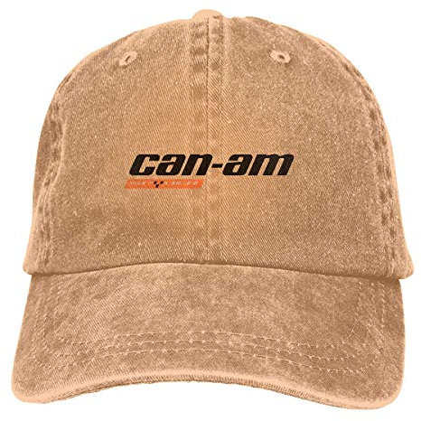 Basecap Snapback Outdoor Baseball Kappe Jeans Hat Can Am Logo Lightweight Breathable Soft Baseball Cap Sports Cap Adult Trucker Hat Mesh Cap