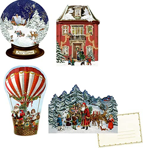 Mini-Adventskalender– Nostalgische Weihnachten: Der Preis gilt pro Stück - Motiv nicht frei wählbar