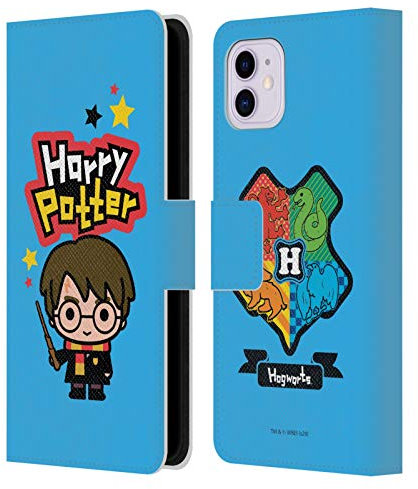 Head Case Designs Officially Licensed Harry Potter The Boy Who Lived Deathly Hallows XXVIII Leather Wallet Case Compatible With Apple iPhone 11