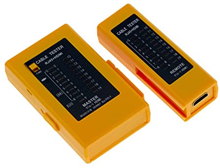 KALEA-INFORMATIQUE Comprobador de continuidad para cables HDMI, RJ11 o RJ45. Comprueba la continuidad, el cableado y los cortocircuitos