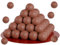 HITX® Steinschleuder Munition [500 Stück] | Tonkugeln Biologisch Abbaubar | 8,5mm Schleudermunition | Zwille Munition | Schleuder Biokugeln | Slingshot Clay Balls Kugeln