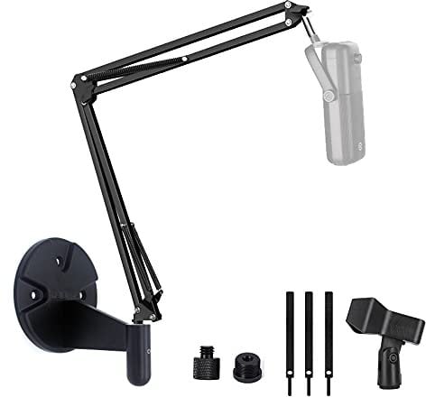Wave 3 Mic Wall Mount, Microphone Stand Arm Holder compatible with Elgato Wave 3 and Wave 1 Conderser Microphone