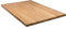 Rikmani Massivholzplatte Eiche Tischplatte Naturholz Esstisch Schreibtisch Arbeitsplatte Küche Eichenplatte Massiv Holzbrett Schreibtischplatte Holzplatte 50x50x3 cm hell (Classic)