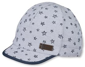 Sterntaler Jungen Schirmmütze Sonnenhut, rauchgrau, 55