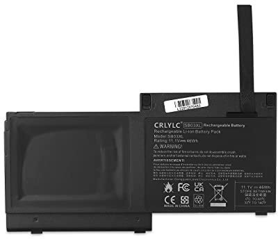 CRLYLC 46Wh SB03XL Laptop Akku für HP EliteBook 820 G1 820 G2 720 G1 720 G2 725 G2 Series SB03046XL 717378-001 717377-001 740362-001 716726-1C1 716726-421 HSTNN-IB4S HSTNN-LB4T HSTNN-IB4T Battery
