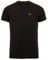 PME Legend Herren Rundhals T-Shirt Cold DYE Regular Fit Schwarz Weiss Grün Blau, Größe:XXL, Farbe:Black 999