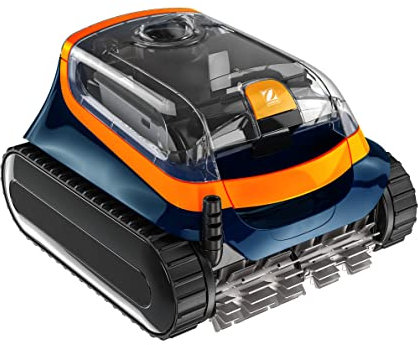 Zodiac XA 5095 iQ Robot Limpiafondos Piscinas de hasta 12 x 6 m, Limpia Suelo, Paredes y Línea de Agua, Cable con Sistema Anti-Nudos, App para Control Remoto, Lift System Doble filtración y Carro