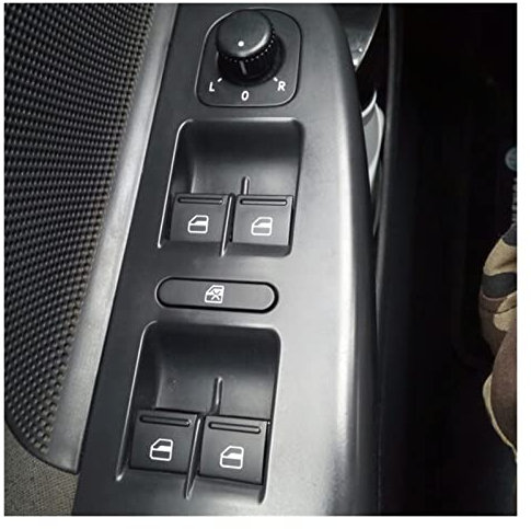 Pulsantiera Alzavetri Interruttore della Finestra Principale A Quattro Pulsanti per VW per Golf 5 6 per Passat B6 B7 OE 1K4959857B 1K4 959 857B Alzacristalli Interruttori Pulsanti