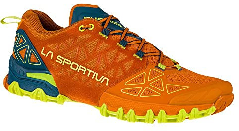 LA SPORTIVA Herren Bushido II Trail-Schuhe, Hawaiian Sun Lime Punch, 43 EU