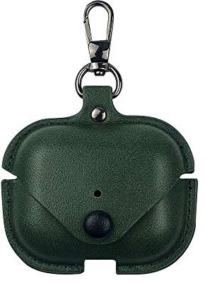 CasurvivePro Headphones Cases for AirPods Pro Case Cover, business PU Leather Cases Covers with Carabiner Apple AirPods Pro 1st Charging Case Cases
