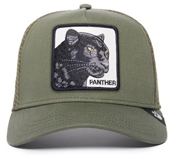 Goorin Bros. Unisex-Erwachsene Farm Original Adjustable Snapback Mesh Trucker Hat Baseballkappe, Olive (The Panther), Einheitsgre