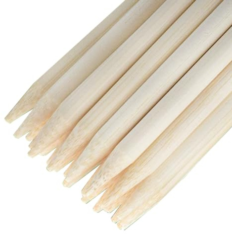 MEISH Lot de 200 stylets en bois de bambou pour enfants, peinture, dessin, art à gratter