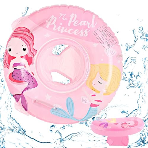 Anello di Nuoto per Bebè, Anello da Nuoto Gonfiabile per Bambini, Salvagente Seggiolino Neonato, Aiuto da Nuoto per il Bambino, Ciambella Neonato Piscina Vasca per Bambino 6 Mesi a 3 Anni