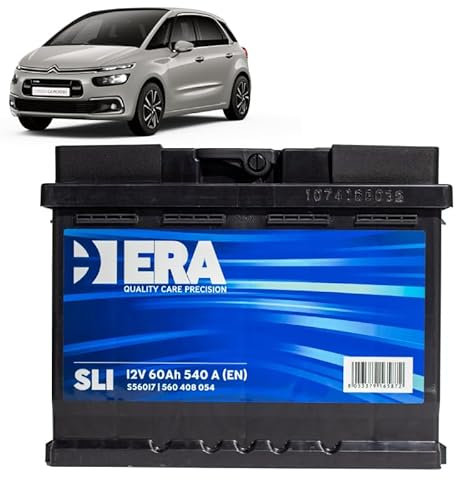 Batteria 60Ah per Citroen C4 Picasso II 1.6 Hdi gasolio 2013-2020