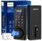 Philips Wi-Fi Smart Door Lock, Keyless Entry Door Lock with App Control,Fingerprint ID,Auto Lock,Keypad Deadbolt with Wi-Fi Bridge Adaptor,Smart Locks for Front Door-Matte Black