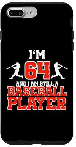 iPhone 7 Plus/8 Plus 64th Birthday Baseball 64 Years Old Baseball Player Birthday Case