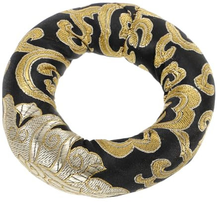 ibasenice Coussin pour bol chantant bouddhiste - En coton - Coussin pour bol chantant tibétain - Bouddha
