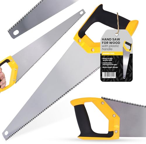 Handsäge Säge 500 mm Fuchsschwanz Holzsäge Baumsäge Sägeblatt Bausäge Gartensäge Gehärteter Scharfe Präzisionszähne Mehrzwecksäge Metallsäge mit Rutschfester Griff