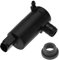 eMagTech 1x Auto Scheibenwaschpumpe 853300D050 Ersatzteil 85330-0D050 Kompatibel mit Toyota Yaris/Vitz 2005-2014 Schwarz