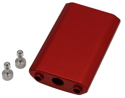 HangTon Ronin 2 Gimbal Tilt Axis Cage Arm Extender Block 60mm pour DJI ARRI Alexa Venice Higher Camera Package Rig, 3/8-16 Filetage M3 Vis Rouge