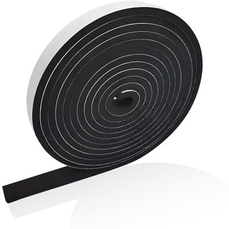 Cinta de Sellado para Chimenea,2.5 m Junta Puerta Refractaria Autoadhesiva Chimenea, para Chimenea,Estufa de Leña,Tubo de Humo, Ventanas de Estufas y Aislación de Tuberías